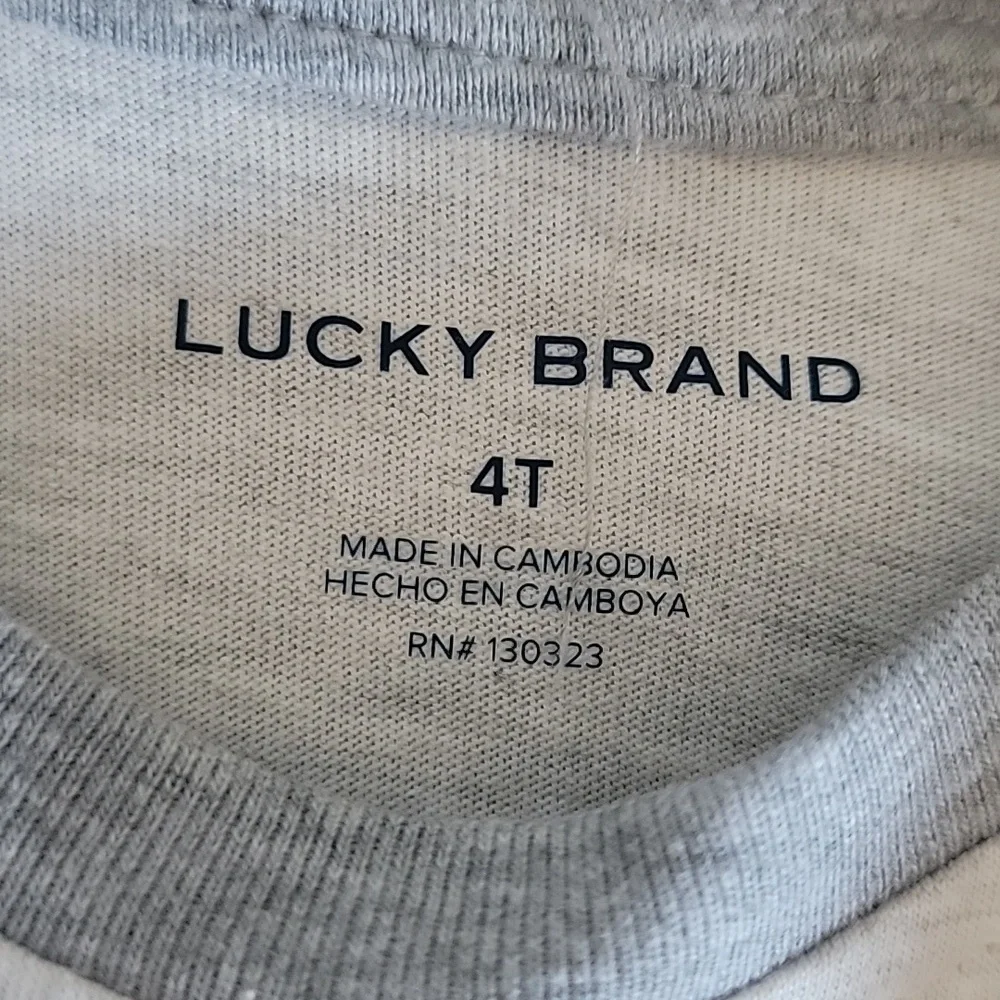 Lucky Brand Kids' Gray and Green Outfit 4T 4 Toddler New